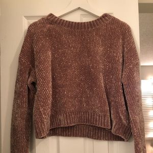 Pink Silence + Noise Chenille Sweater